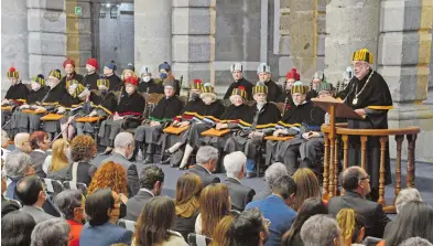  ?? FOTOS: CORTESÍA UNAM ?? Enrique Graue, rector de la UNAM, presidió la ceremonia