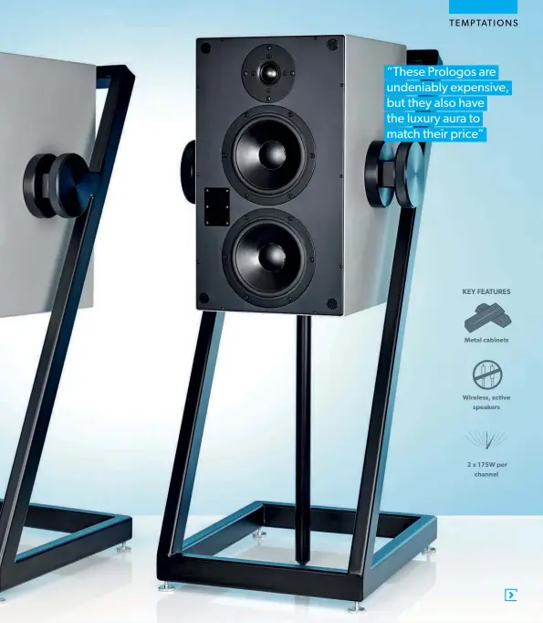  ??  ?? These 50cm units are no ordinary wireless speakers