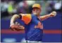  ?? RICH SCHULTZ — THE ASSOCIATED PRESS ?? New York Mets pitcher Steven Matz delivers against the Washington Nationals during the second inning of a baseball game Sunday in New York.