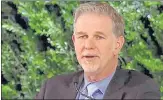  ?? ?? Reed Hastings will now serve as executive chairman at Netflix.