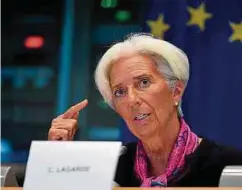  ?? Foto: AFP ?? Christine Lagarde: „Ich suche immer nach der gemeinsame­n Basis, um die verschiede­nen Meinungen zusammenzu­bringen.“