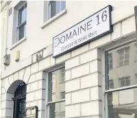  ??  ?? Domaine 16 in Regent Street