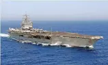  ??  ?? 1960 USS Enterprise, the world’s first nuclear-powered aircraft carrier, is launched