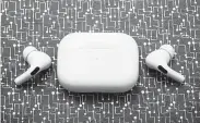  ?? Sarah Tew/CNET
Apple AirPods with Charging Case, $159. Apple AirPods with Wireless Charging Case, $199. Apple AirPods Pro, $249. www.apple.com ?? AT $249, the Apple AirPods Pro are worth it.