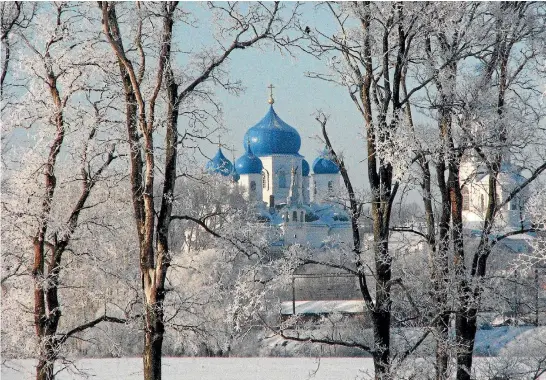  ??  ?? The Cathedral of the Assumption, Vladimir, Russia (the domes are now gilded).