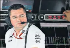  ??  ?? SEGUROS. En McLaren siguen confiando en Honda.