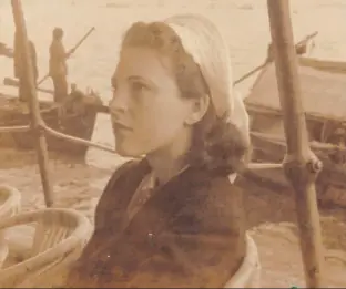  ??  ?? try to remember Young Jessie on a ship in the 1930s on her way to Manila via Europe from the USA; (below) With her husband, Marcial Lichauco in their home in Tagaytay before the war; (opposite, clockwise from top-left) The first home built by the...