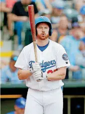  ?? [PHOTO BY BRYAN TERRY, THE OKLAHOMAN] ?? Kyle Garlick has settled in with the Oklahoma City Dodgers after being promoted from Tulsa as is now the club’s leading home run hitter.