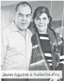  ??  ?? Javier Aguirre e Isabel Muñoz.