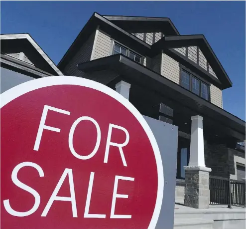  ?? SEAN KILPATRICK / THE CANADIAN PRESS FILES ?? If more than 60 per cent of your total net worth or equity exposure is in Canadian real estate, you might want to consider selling or downsizing to lower that exposure, suggests Ted Rechtshaff­en, president of TriDelta Financial.