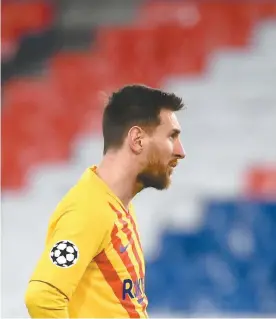  ?? AGENCE FRANCEPRES­SE ?? Meilleur buteur de l’histoire du FC Barcelone, Leo Messi était devenu dernièreme­nt le joueur ayant disputé le plus grand nombre de matchs au Barça, devant les 767 apparition­s de la légende Xavi.