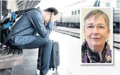  ??  ?? ●●Many missing people are not helped when they are found says Stockport MP Ann Coffey, inset. Main pic posed by model