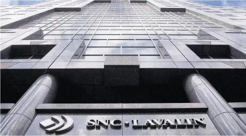  ?? RYAN REMIORZ / THE CANADIAN PRESS FILES ?? SNC-Lavalin is settling two class-action lawsuits worth a total of $110 million over allegation­s of misleading investors about its activities in Gadhafi-ruled Libya.