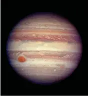  ?? NASA, ESA, AND A. SIMON (GSFC) VIA AP ?? THIS 2017 FILE IMAGE MADE AVAILABLE BY NASA SHOWS THE PLANET JUPITER when it was at a distance of about 668 million kilometers (415 million miles) from Earth. On Monday, scientists reported that an asteroid sharing Jupiter’s orbit, but in reverse,...