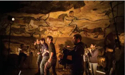  ??  ?? Le groupe Un Air, Deux Familles a déjà enregistré une session dans cet environnem­ent magique.