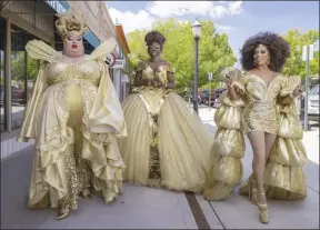  ?? ?? Eureka, Bob the Drag Queen and Shangela in “We’re Here”