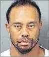  ?? PALM BEACH COUNTY SHERIFF’S OFFICE ?? Tiger Woods, 41, is seen in this police booking photo after his arrest on DUI charges early Monday.