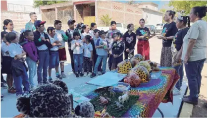  ?? FOTO: DEBATE ?? Enseñan a niños la relevancia de proteger y conservar al jaguar.