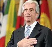  ?? (Sipa) ?? Tabaré Vázquez es presidente de Uruguay desde 2015.