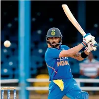  ?? — AFP ?? THE RECORD-BREAKER: Virat Kohli has scored nine centuries against the West Indies.