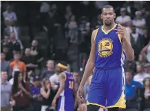  ?? RONALD MARTINEZ/GETTY IMAGES ?? New to the rivalry is Kevin Durant, who the Warriors hope is the ingredient required to dethrone the Cavaliers.