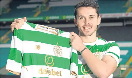  ?? Picture: SNS Group. ?? Celtic signed 21-year-old winger Lewis Morgan from St Mirren.