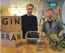 ?? 01_B10spring0­5 ?? Stuart Fraser of Arran Gin and George Grassie of the Blackwater Bakehouse will be representi­ng their businesses at Spring Fest.