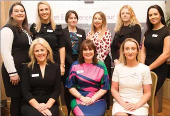  ??  ?? Pictured at the HR Suite’s GDPR forum at the Ballygarry House Hotel on Tuesday were (Front from left) Mary Stapleton, Caroline McEnery (HR Suite owner and main speaker) and Jo O’Dwyer. (Back from left) Laura Reidy, Kelly O’Connor, Mags Carmody,...