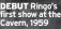  ?? ?? DEBUT Ringo’s first show at the Cavern, 1959