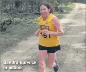  ??  ?? Sandra Barwick in action