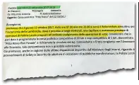  ??  ?? La lettera Nell’ultima mail del 27 settembre si ricorda ai dirigenti comunali che il 22 ottobre, giorno del referendum, non si possono organizzar­e eventi