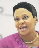  ?? Picture: Refilwe Modise ?? Communicat­ions Minister Nomvula Mokonyane.