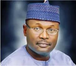  ??  ?? Prof. Mahmood Yakubu, INEC Chairman