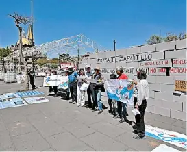  ?? FERNANDO CARRANZA ?? Los afectados se han manifestad­o por el proyecto de El Zapotillo