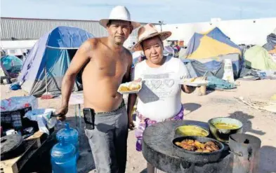  ?? ALBERTO HIERRO ?? La mujer contó que en su país natal tenía un puesto de comida