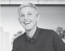  ?? AP ?? Ellen DeGeneres lets her inner meanie out for Ellen’s Game of Games, NBC’s new prime-time game show, which begins tonight.