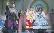  ??  ?? George Drennan, Johnny Mac and Elaine C Smith are magnificen­t in a very fine traditiona­l panto