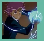  ??  ?? Purple-haired expunger of demons, Kaz, is Neo Yokio’s lead character