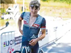  ?? Foto: Tirol Cycling Team ?? Georg Zimmermann belegte mit dem „Tirol Cycling Team“im Mannschaft­szeitfahre­n den 17. Platz.