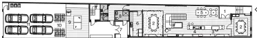  ??  ?? Techne Studio ground floor plan 1:400