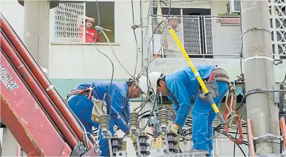  ?? ?? Ajustes. Las tarifas eléctricas enfrentará­n correccion­es en los próximos meses tanto para las generadora­s como las distribuid­oras