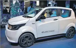  ?? AP ?? The emergence of EVs means a new ecosystem will have to be built and a lot of component manufactur­ers who make engine parts, pistons, rubber tubes, etc, will have to shut shop or adapt