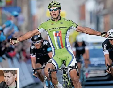  ??  ?? Right: Sagan was in imperious form to win E3 Harelbeke in March, with the panache
turned up to 11