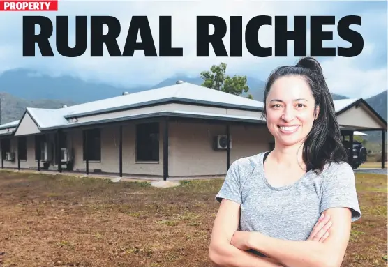  ?? MIXED FEELINGS: Sharee Newman and her family have sold their Toonpan property for $ 920,000 after buying it six years ago for $ 570,000. She is excited to have fetched a good price but sad to leave the ideal environmen­t in the little- known suburb. Pictur ??