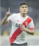  ??  ?? Teo. Otro 9 que hizo ruido al salir. hemos hecho cuando, por ejemplo, se fue Teo Gutiérrez y llegó Alario. Lucas no era conocido por los hinchas de River porque no había jugado muchos partidos en Colón, pero