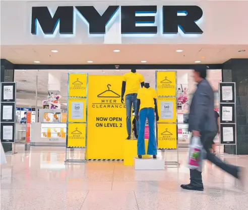  ?? Picture: AAP ?? CRITICISM: Former Coles Myer chairman and now Myer’s biggest shareholde­r Solomon Lew has slammed the retail giant’s clothing lines, suggesting much of the inventory belongs in an op shop.