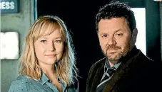  ??  ?? Fern Sutherland and Neill Rea return for more Brokenwood Mysteries on Sunday.