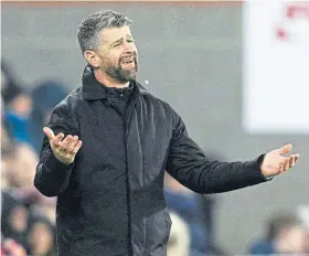  ?? ?? St Mirren manager Stephen Robinson rued not having cutting edge.