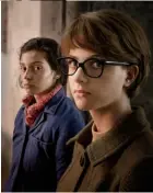  ??  ?? ON THE VERGE
Gaia Girace (left) and Margherita Mazzucco reprise their roles as Lila and Lenu, now young women trying to escape the clutches of cruel men in My Brilliant Friend.