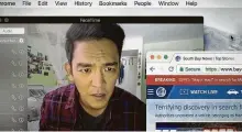  ?? Screen Gems ?? John Cho portrays a worried single father in “Searching.”